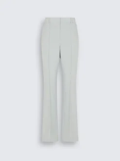 Discount Brioni Aqua green silk cady flare trousers