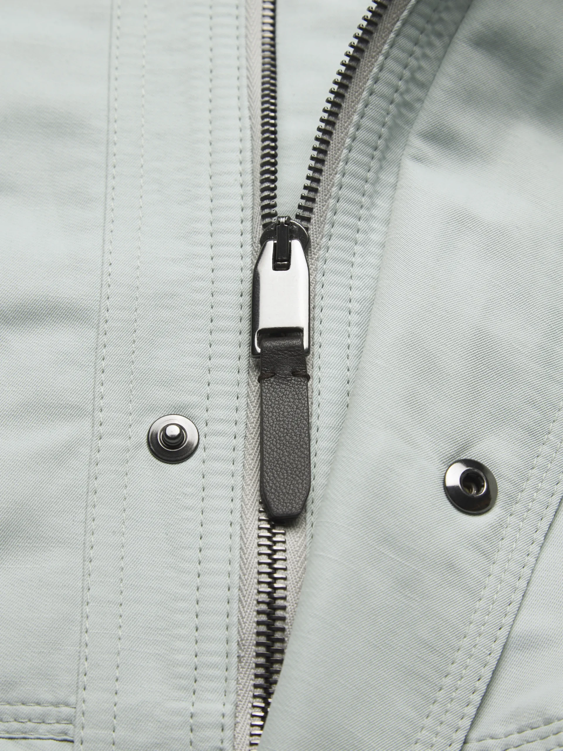 Discount Brioni Aqua green technical linen Fisherman windbreaker