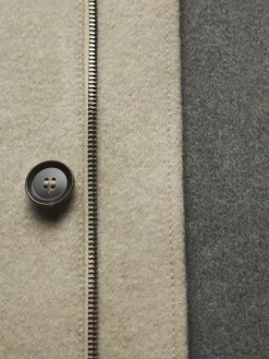 Discount Brioni cashmere double-splittable field jacket Beige