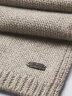 Clearance Brioni cashmere mouliné scarf Beige