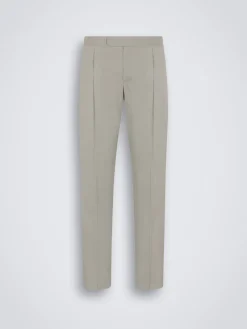 Hot Brioni cotton and cashmere Melbourne trousers Beige