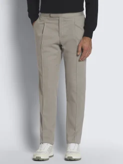 Hot Brioni cotton and cashmere Melbourne trousers Beige