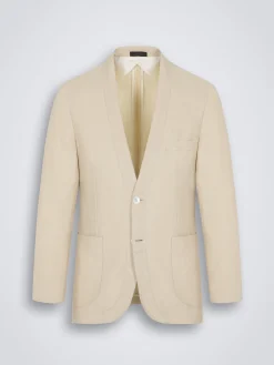 Discount Brioni Beige linen, wool and silk Jardigan