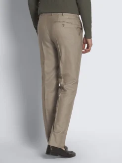 Clearance Brioni micro-checked Super 150's wool and silk Brunico suit Beige