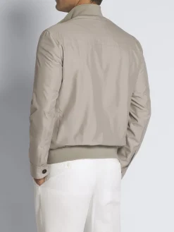 Clearance Brioni Performa silk 75 Blouson Beige