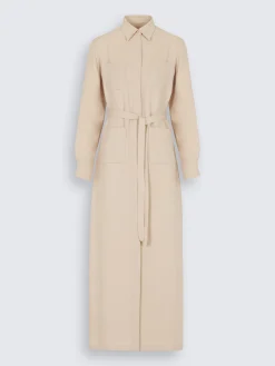 Online Brioni Beige silk cady workwear shirt dress