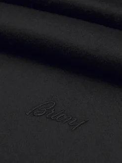 Clearance Brioni cashmere scarf Black