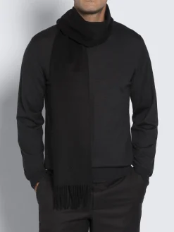 Clearance Brioni cashmere scarf Black