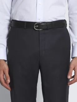 Discount Brioni grained calf leather belt Black