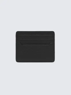 Clearance Brioni grained leather card holder Black