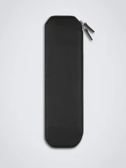 Discount Brioni grained leather tie case Black