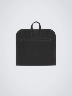 Best Brioni nylon and grained leather garment bag Black
