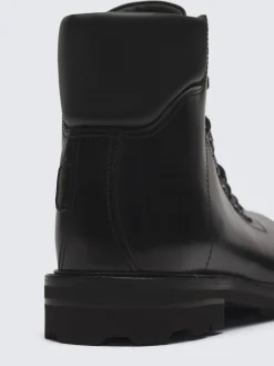 Online Brioni oiled calf leather St. Moritz hiking boots Black
