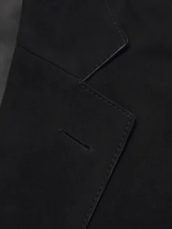 Outlet Brioni Black suede Monti blazer