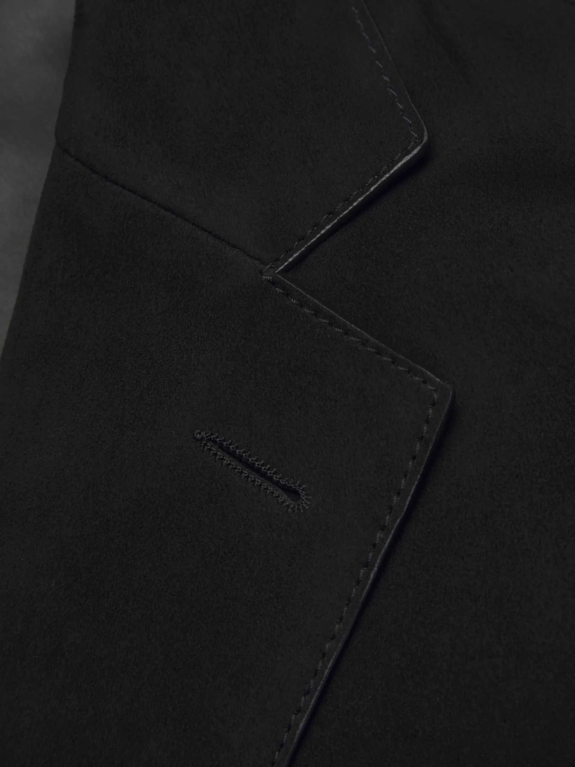 Outlet Brioni Black suede Monti blazer