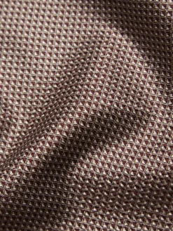 Sale Brioni and light brown silk pocket square Bordeaux