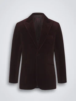 Clearance Brioni cotton velvet Virgilio jacket Bordeaux