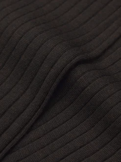 Clearance Brioni ribbed wool mid-calf socks Bordeaux