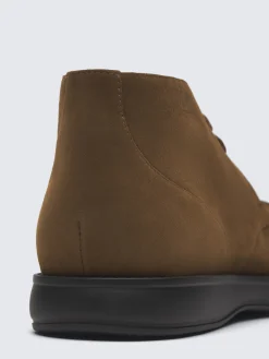 Fashion Brioni suede Journey desert boots Brown