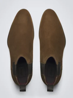 Sale Brioni suede Milano chelsea boots Brown