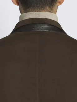 Hot Brioni suede Travel jacket Brown
