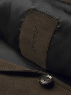 Hot Brioni suede Travel jacket Brown
