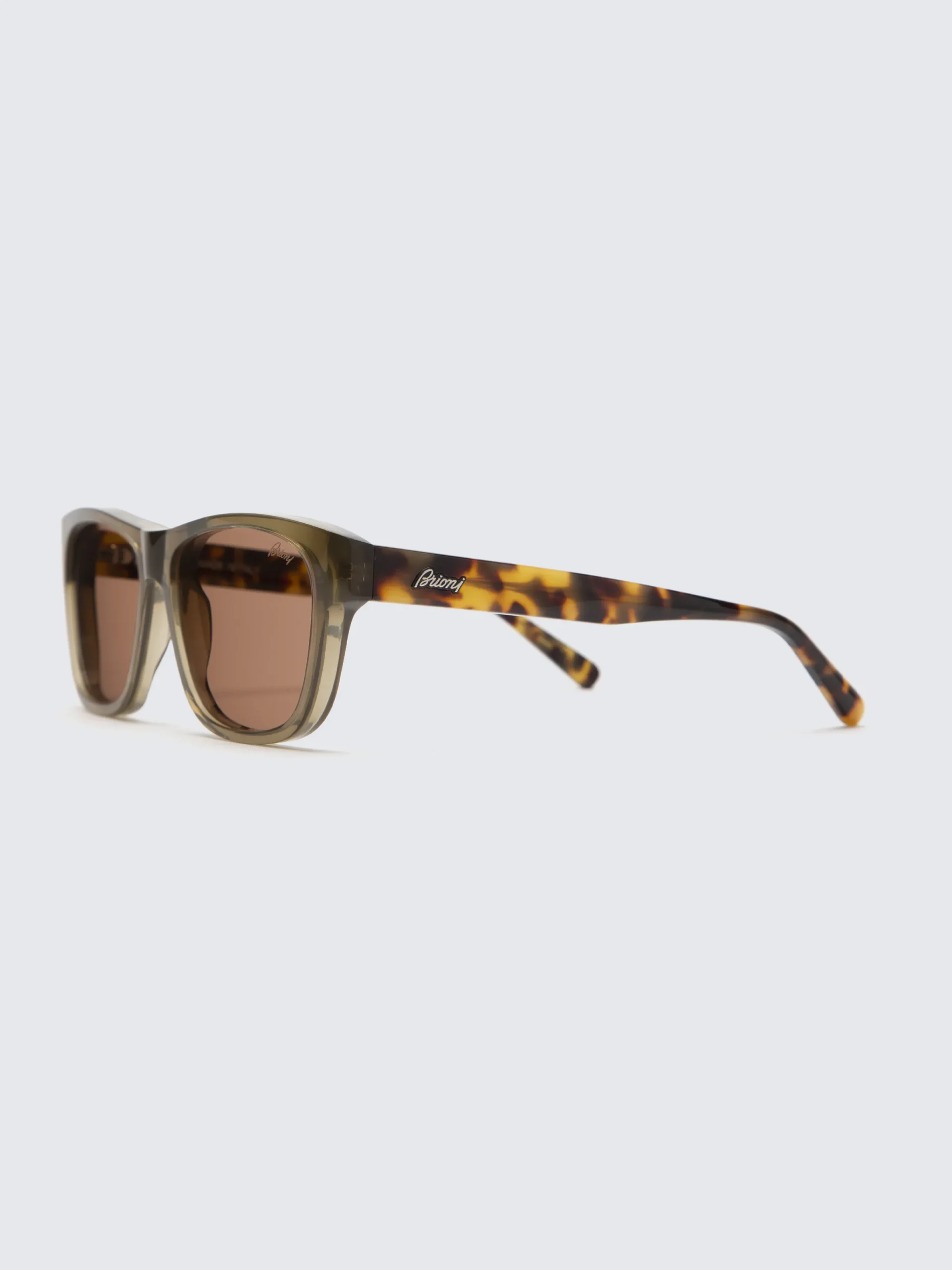 Hot Brioni vintage shape sunglasses Brown