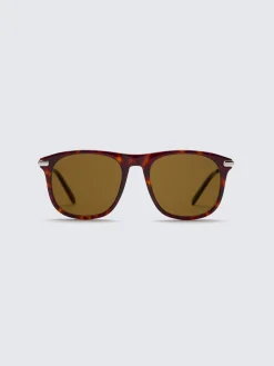 Clearance Brioni aviator sunglasses Burnt brown