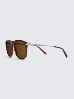 Clearance Brioni aviator sunglasses Burnt brown