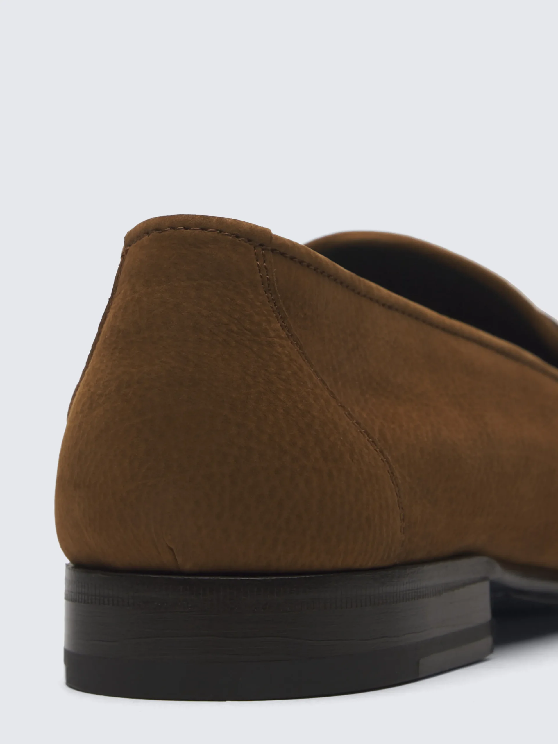 Best Brioni nubuck Appia penny loafers Burnt brown