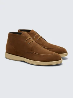 New Brioni suede Journey desert boots Burnt brown