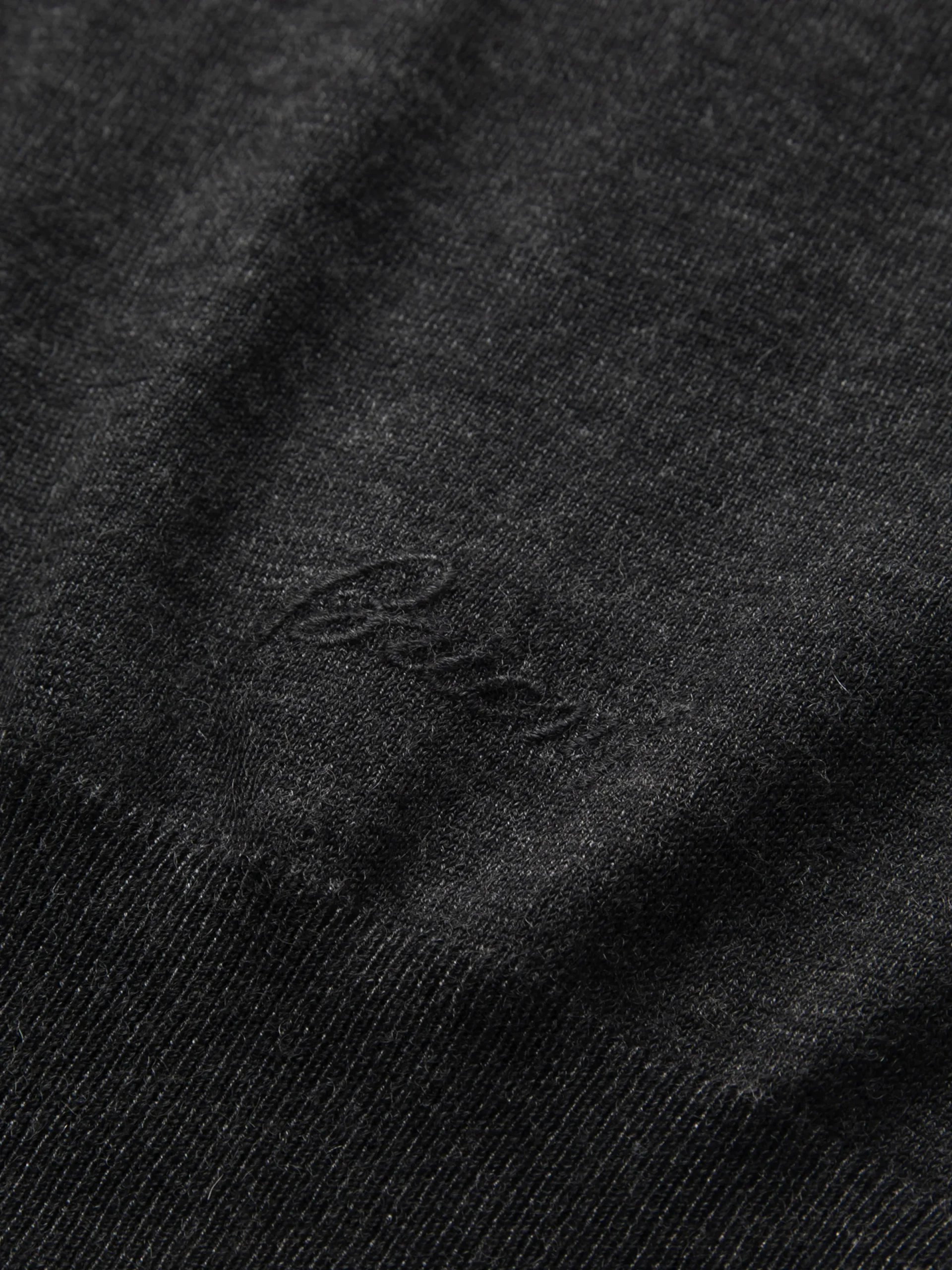 Outlet Brioni cashmere and silk turtleneck sweater Charcoal grey