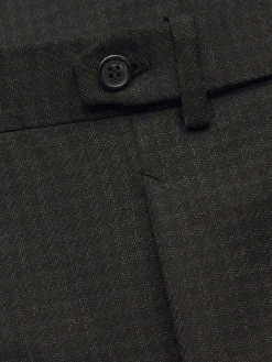 Online Brioni houndstooth wool Plume suit Charcoal grey