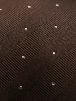 Clearance Brioni and pink silk tie Dark brown