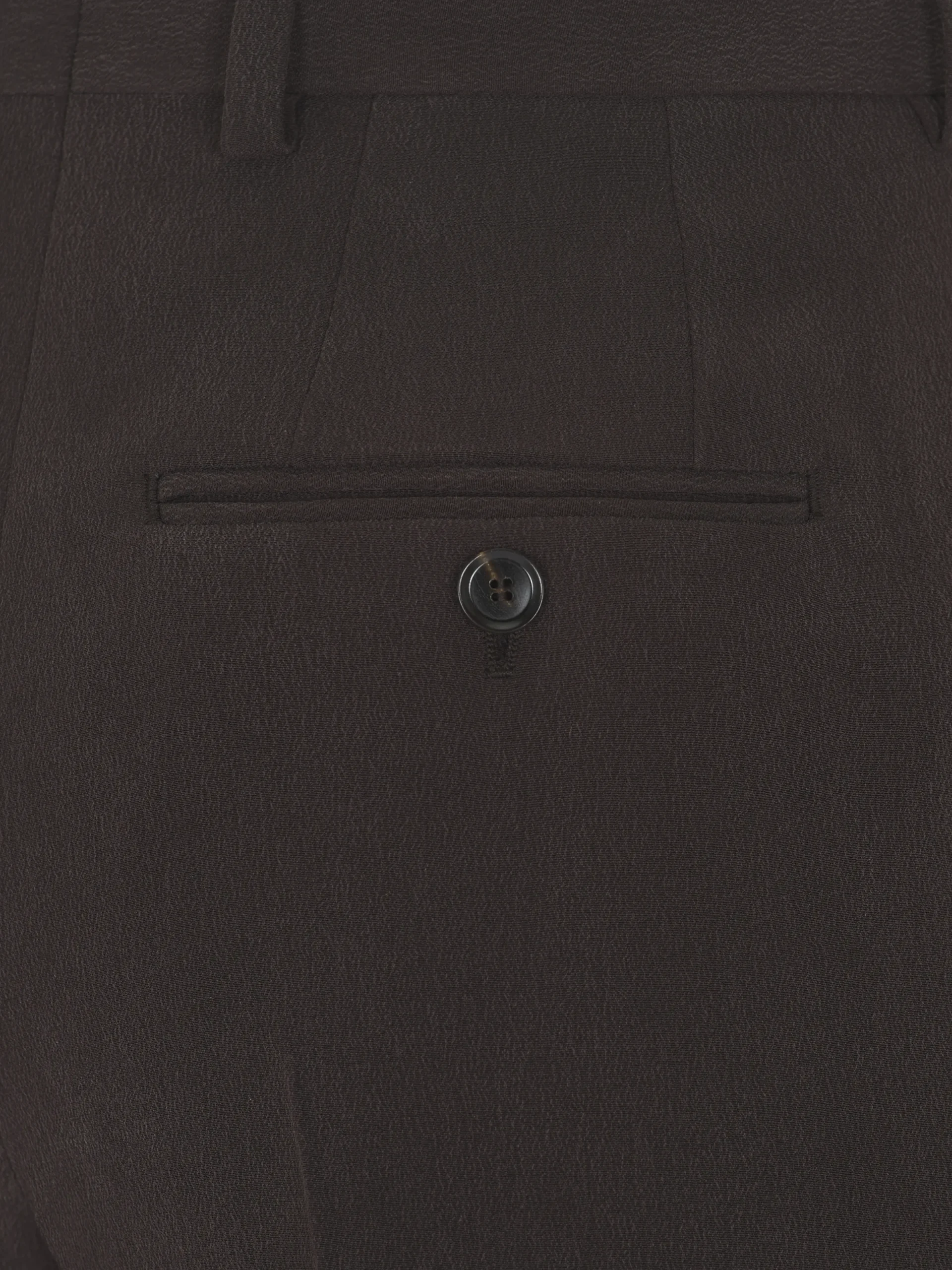 Discount Brioni silk cady flare trousers Dark brown