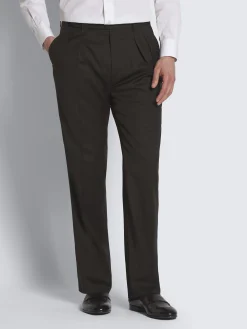 Discount Brioni wool Elba trousers Dark brown