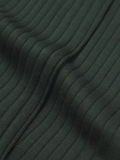 Clearance Brioni ribbed cotton socks Dark green