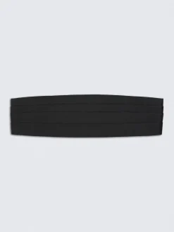 Hot Brioni Essential silk cummerbund Black