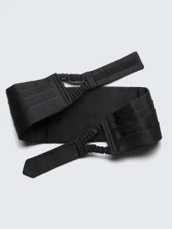 Hot Brioni Essential silk cummerbund Black