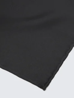 Outlet Brioni Essential silk pocket square Black