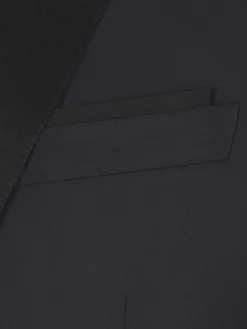 Outlet Brioni Essential silk pocket square Black