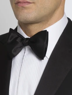 Discount Brioni Essential silk self-tie bow tie Black