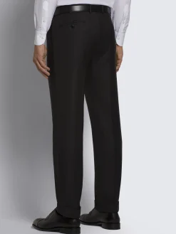 Online Brioni Essential charcoal grey Super 130's wool Tigullio trousers