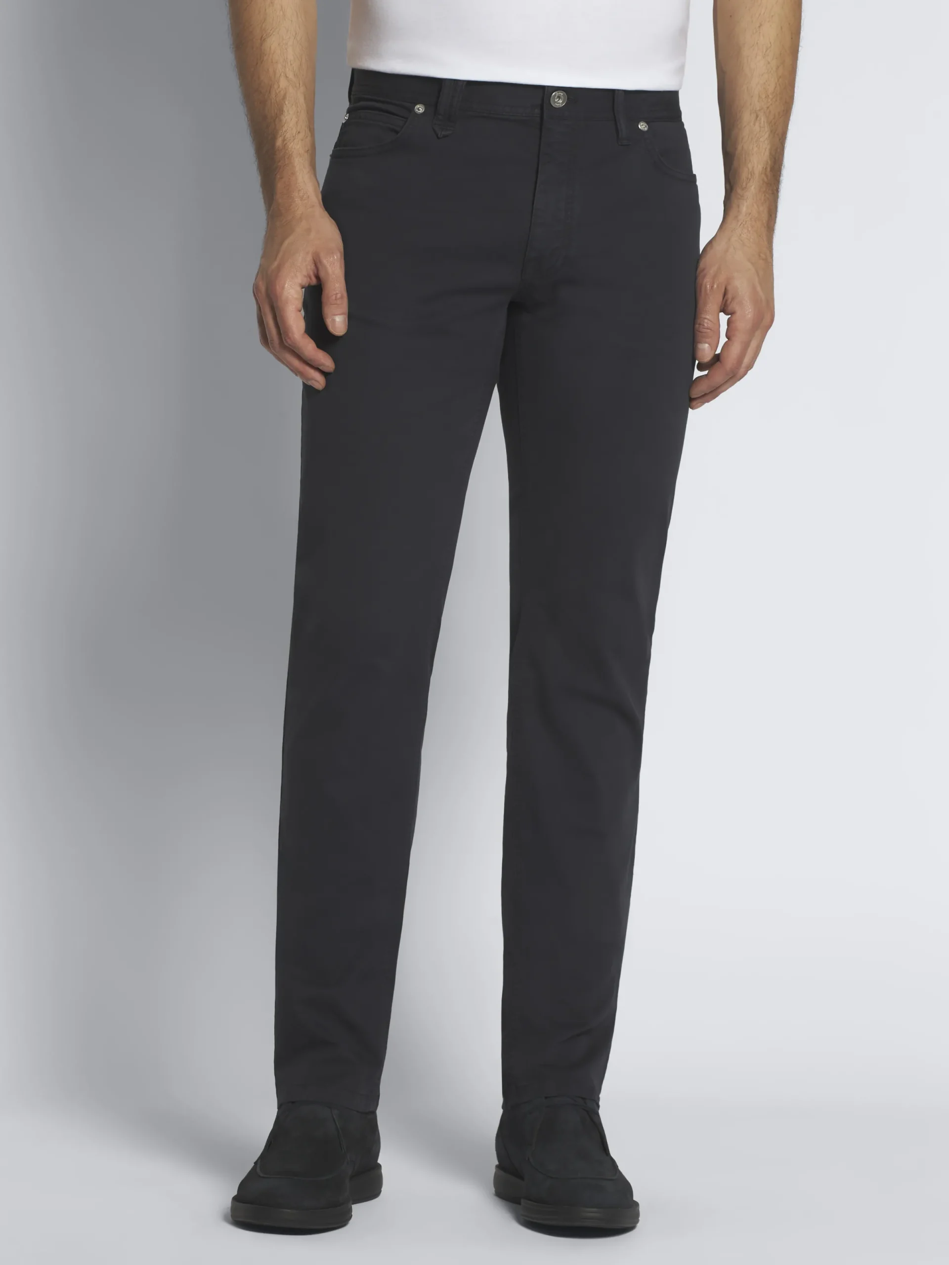 Hot Brioni Essential organic stretch cotton Meribel jeans Midnight Blue