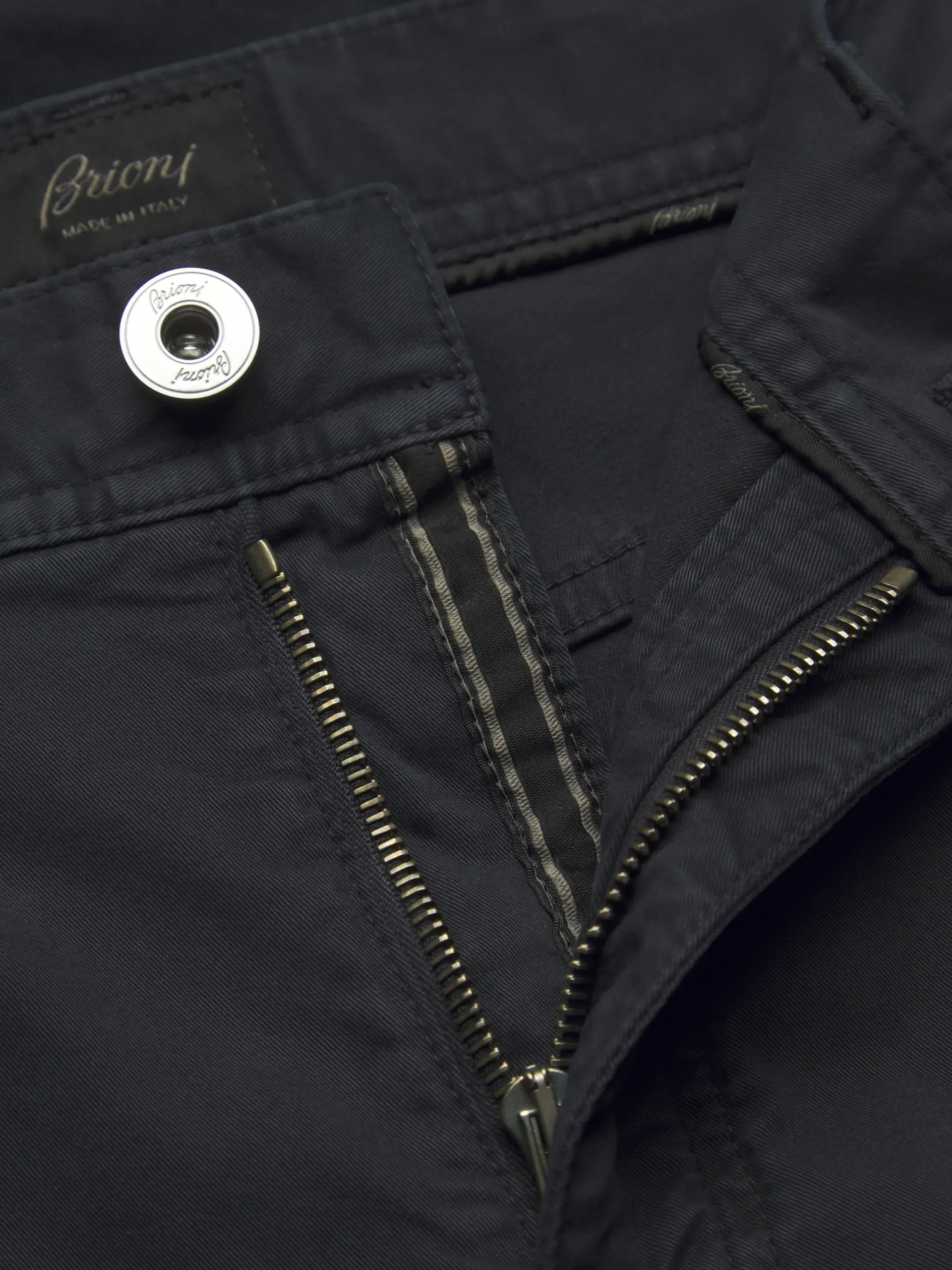 Hot Brioni Essential organic stretch cotton Meribel jeans Midnight Blue