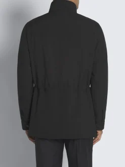 Fashion Brioni Essential Performa field jacket Midnight Blue