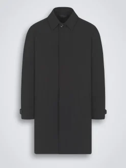 Online Brioni Essential Performa car coat Midnight Blue