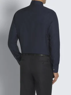 Sale Brioni Essential cotton formal shirt Navy blue
