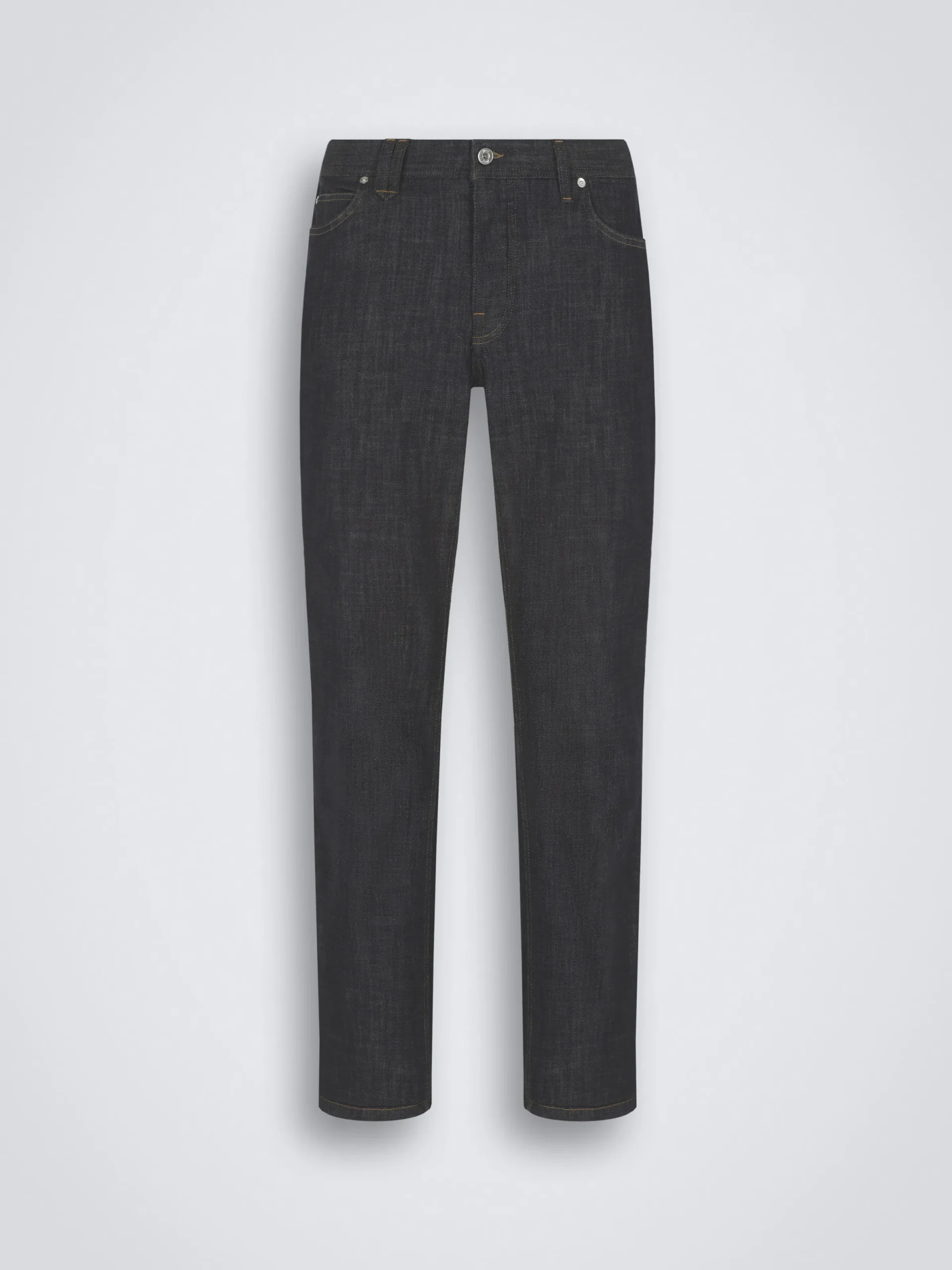 Hot Brioni Essential organic stretch cotton Meribel jeans Navy blue