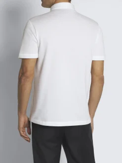 Online Brioni Essential organic cotton piqué polo White